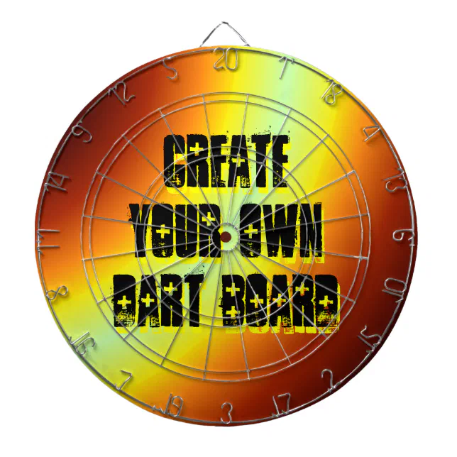 Create Your Own Dart Board Zazzle