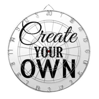 Create Your Own Dartboard With Darts