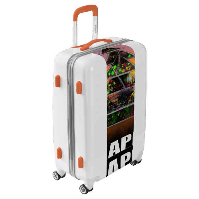 Create Your Own Decorated Christmas Medium Luggage (Rotated Left)
