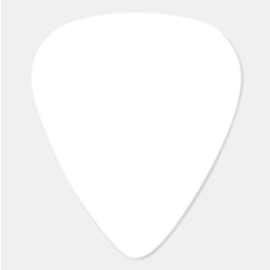 Create Your Own Decorative Music Guitar Pick (Front)