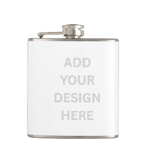 Create Your Own Design 6 oz Vinyl Wrapped Flask