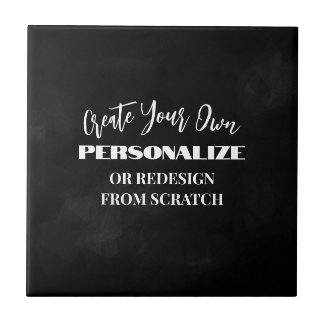 Create Your Own - Design a Custom Ceramic Tile (Front)