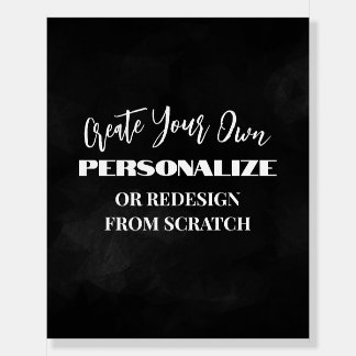 Create Your Own - Design a Custom Foam Board