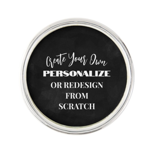 Create Your Own - Design a Custom Lapel Pin (Front)