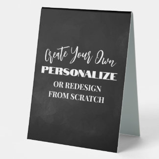 Create Your Own - Design a Custom Table Tent
