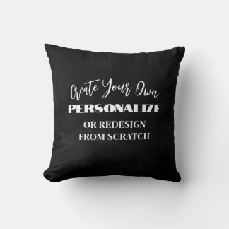 Create Your Own - Design a Custom Throw Pillow