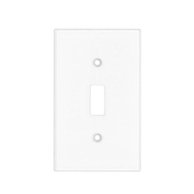 Create Your Own Design Acrylic Light Switch Cover (Front)