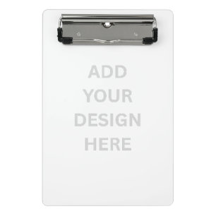 Create Your Own Design Acrylic Mini Clipboard