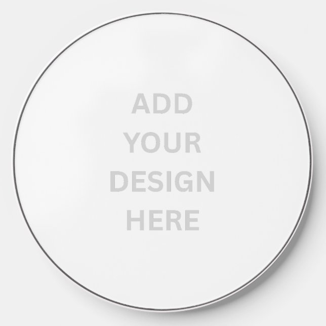 Create Your Own Design Acrylic Wireless Charger (Front)