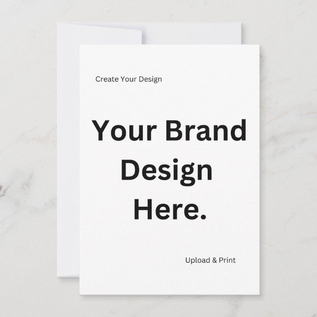 Create Your Own Design and Print Flat Holiday Card (Front)