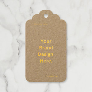 Create Your Own Design and Print Foil Gift Tag