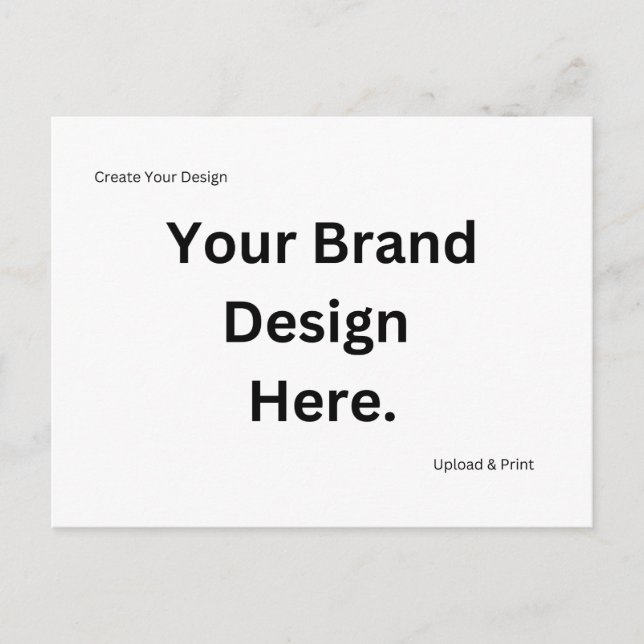 Create Your Own Design and Print Holiday Postcard (Front)