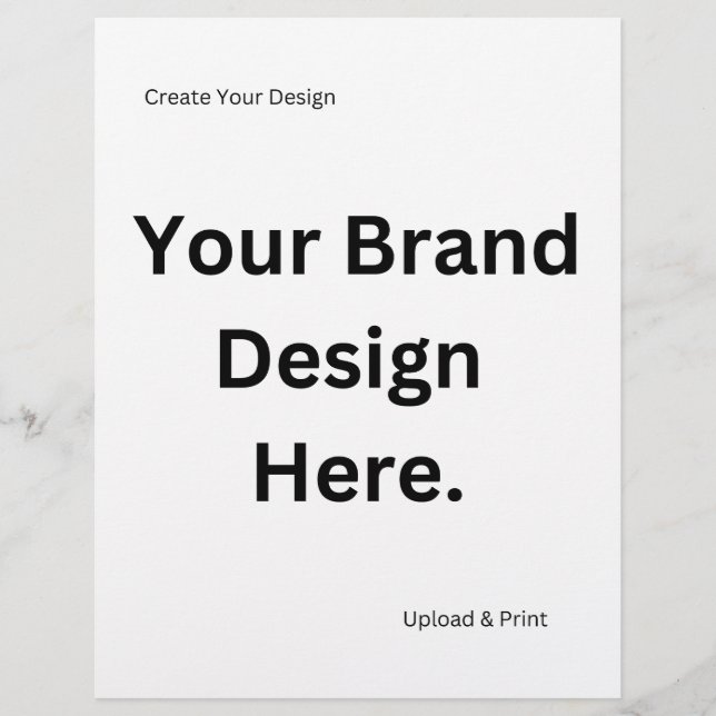 Create Your Own Design and Print Letterhead (Front)