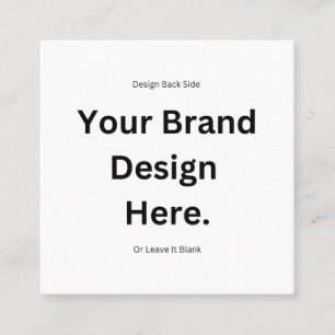 Create Your Own Design and Print Loyalty Card