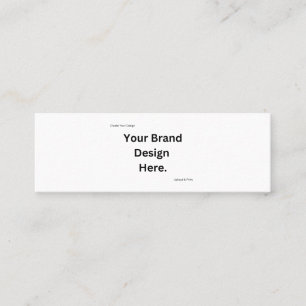 Create Your Own Design and Print Mini Business Card