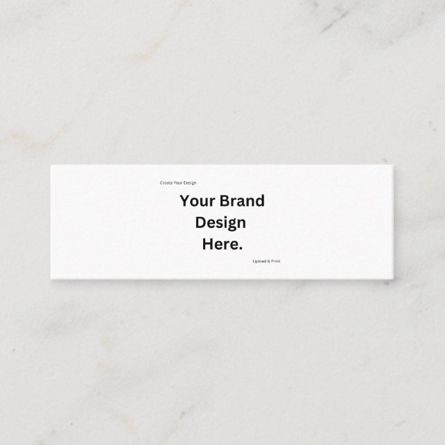 Create Your Own Design and Print Mini Business Card (Front)