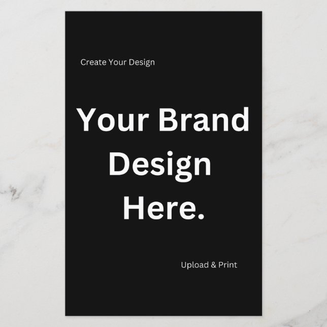 Create Your Own Design and Print Paper Sheet (Front)