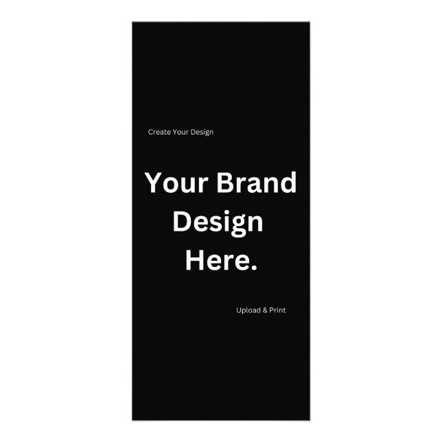 Create Your Own Design and Print Rack Card (Front)