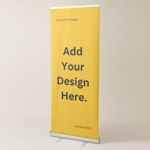 Create Your Own Design and Print Retractable Banner