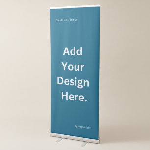 Create Your Own Design and Print Retractable Banner