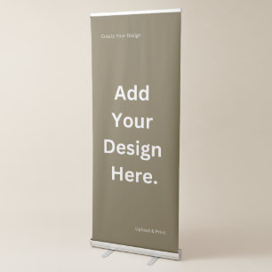 Create Your Own Design and Print Retractable Banner