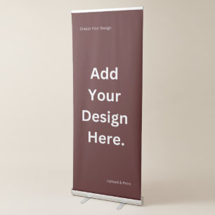 Create Your Own Design and Print Retractable Banner