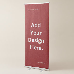 Create Your Own Design and Print Retractable Banner