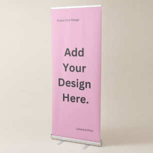 Create Your Own Design and Print Retractable Banner