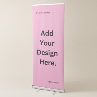Create Your Own Design and Print Retractable Banner