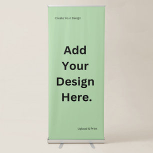 Create Your Own Design and Print Retractable Banner