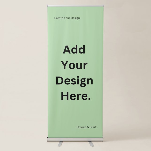 Create Your Own Design and Print Retractable Banner (Front)
