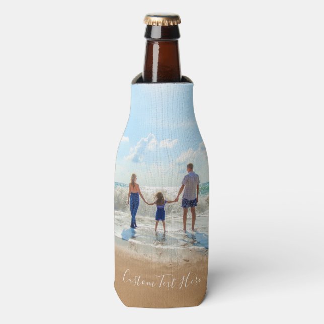 Create Your Own Design Bottle Cooler Custom Text (Bottle Front)