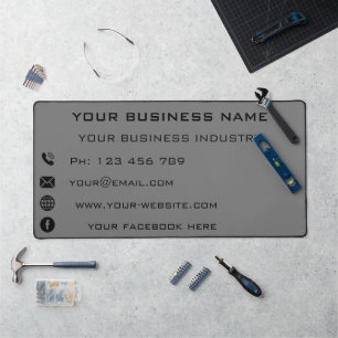Create Your Own Design Branded Desk Mats Temnplate