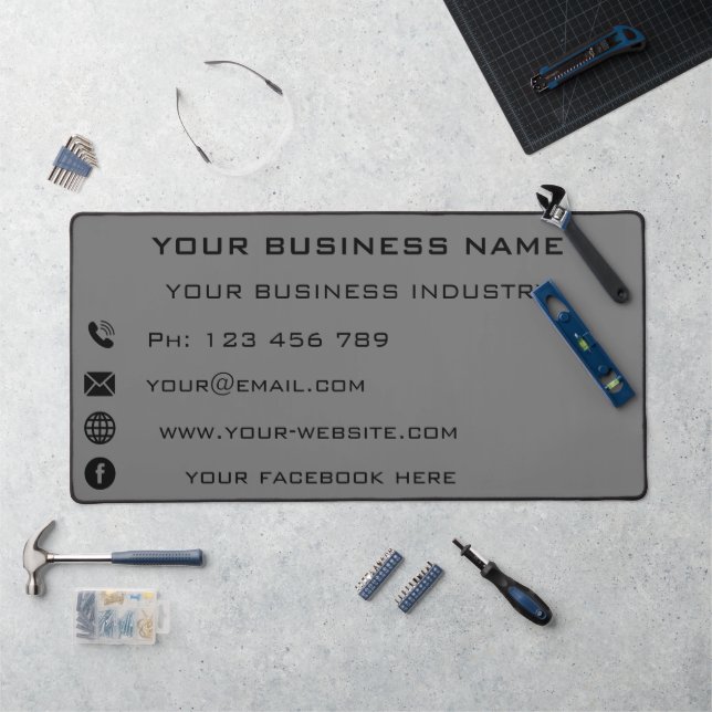 Create Your Own Design Branded Desk Mats Temnplate (Workstation)