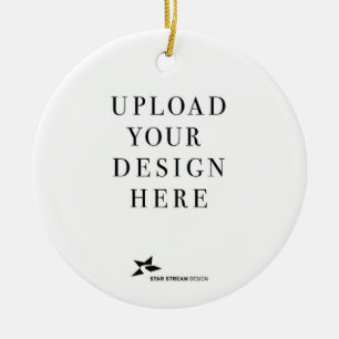 Create Your Own Design Ceramic Ornament