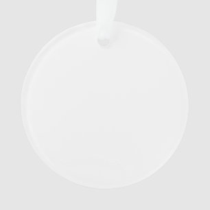 Create Your Own Design Circle Acrylic Ornament