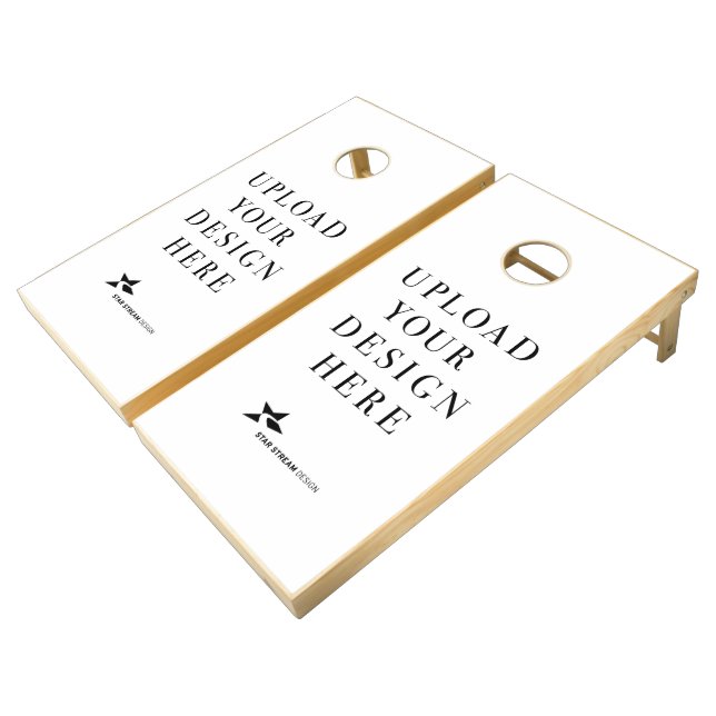 Create Your Own Design Cornhole Set (Angled)