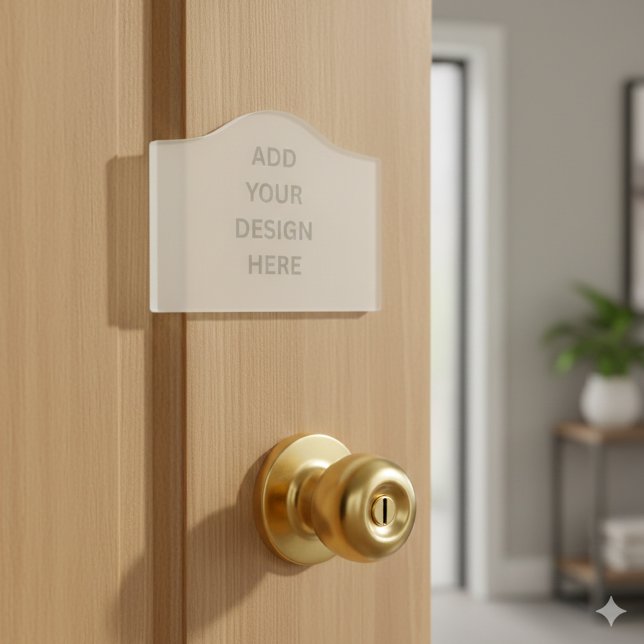 Create Your Own Design Crest-Shaped Room Sign (Creator Uploaded)