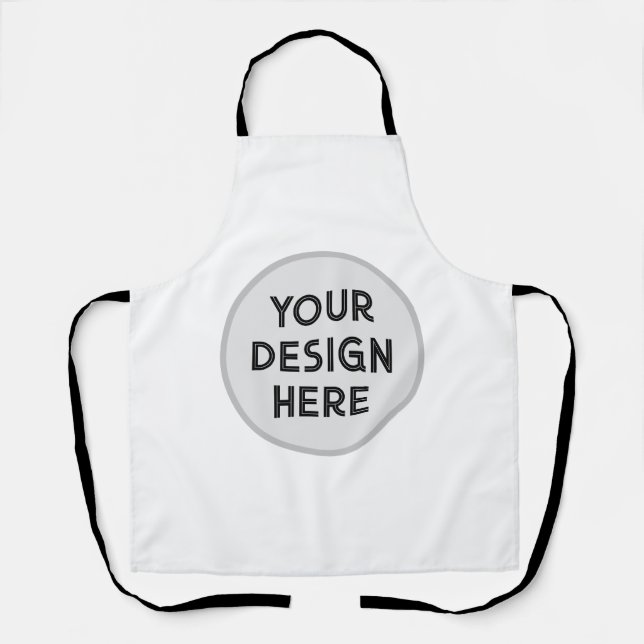 Create Your Own Design Customizable All-Over Print Apron (Front)