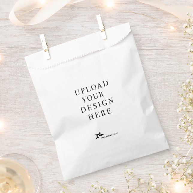 Create Your Own Design Favor Bag (Clipped)