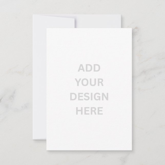 Create Your Own Design Flat Thank You Card (Front)