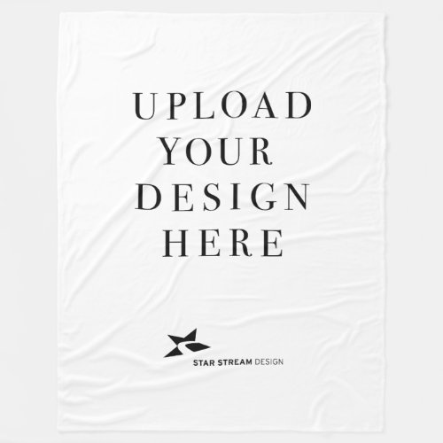 Create Your Own Design Fleece Blanket
