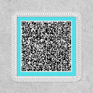 Create Your Own Design Funny QR Code Patch Example