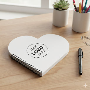 Create Your Own Design Laminated Heartshaped Notebook