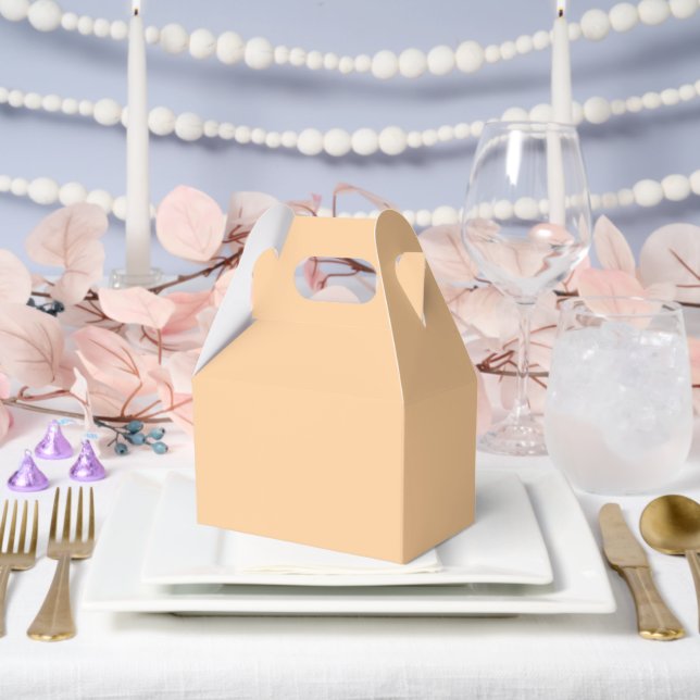 Create Your Own Design Large Gable Favor Box (Wedding)