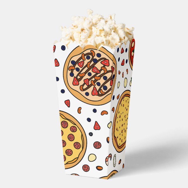 Create Your Own Design Large Popcorn Favor Box (Popped)