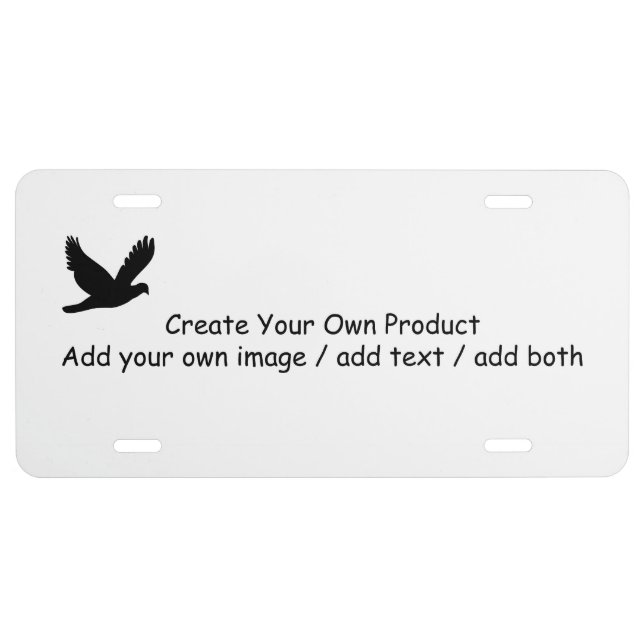 Create your own design license plate (Front)