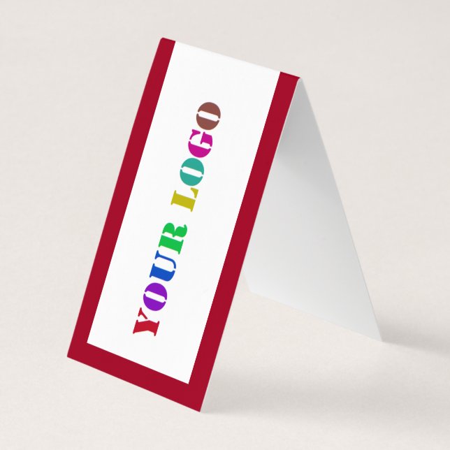Create Your Own Design Logo Business Card Template (Back)