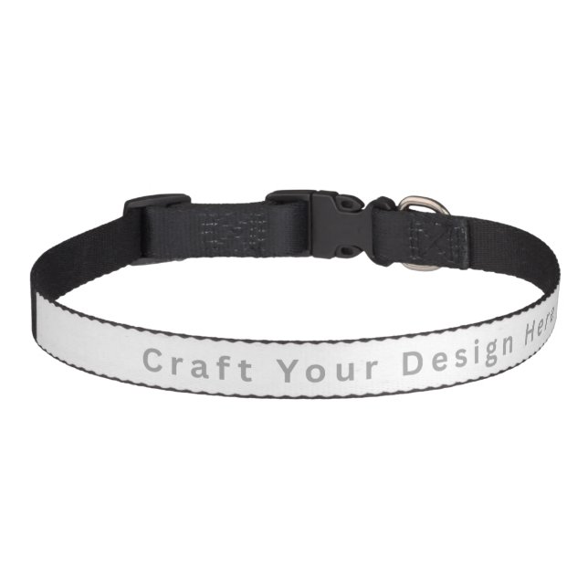 Create Your Own Design medium adjustable Pet Collar (Front)