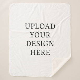 Create Your Own Design Personalized Sherpa Blanket